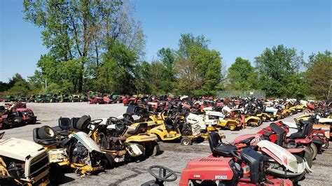 The more valuable the functioning parts have, the more you can potentially get for your equipment. . Lawn mower salvage yard